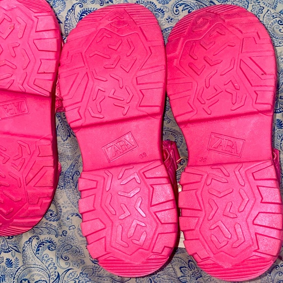 ZARA BARBIE technical chunky sole sandals - Picture 15 of 15